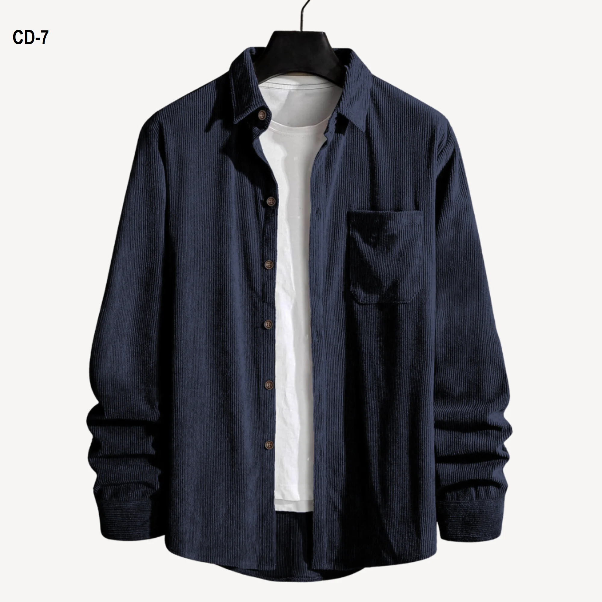 Cord Navy Color Shirt
